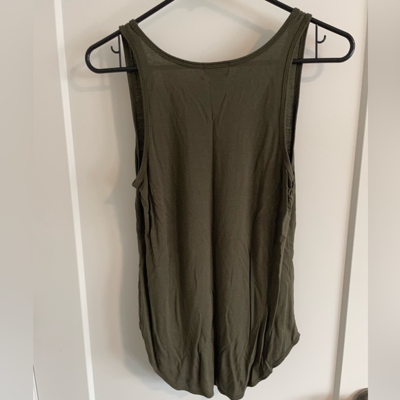 Small Old Navy Olive Green Tank Top - Picture 3 of 3